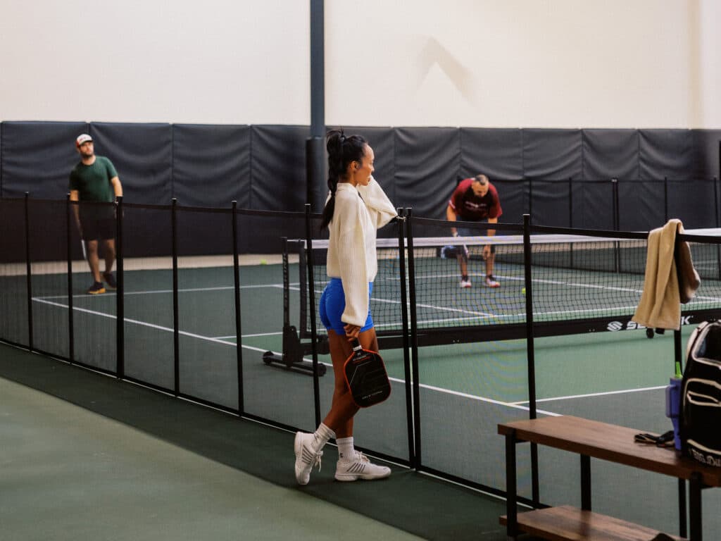 Indoor pickleball courts for birthday parties at The Replay Club