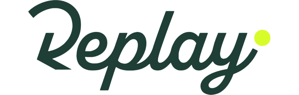 Replay Club's modern padel courts and lounge area. 