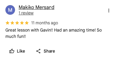 Screenshot of a customer’s review for RxPadel. 