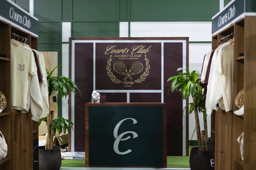 A section of the luxury locker room at Replay Club.